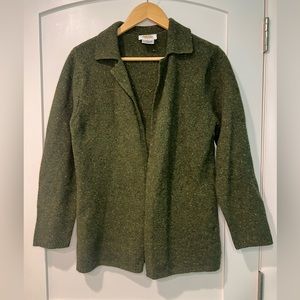 Talbots Petites 80% wool 20% cashmere Cardigan Medium